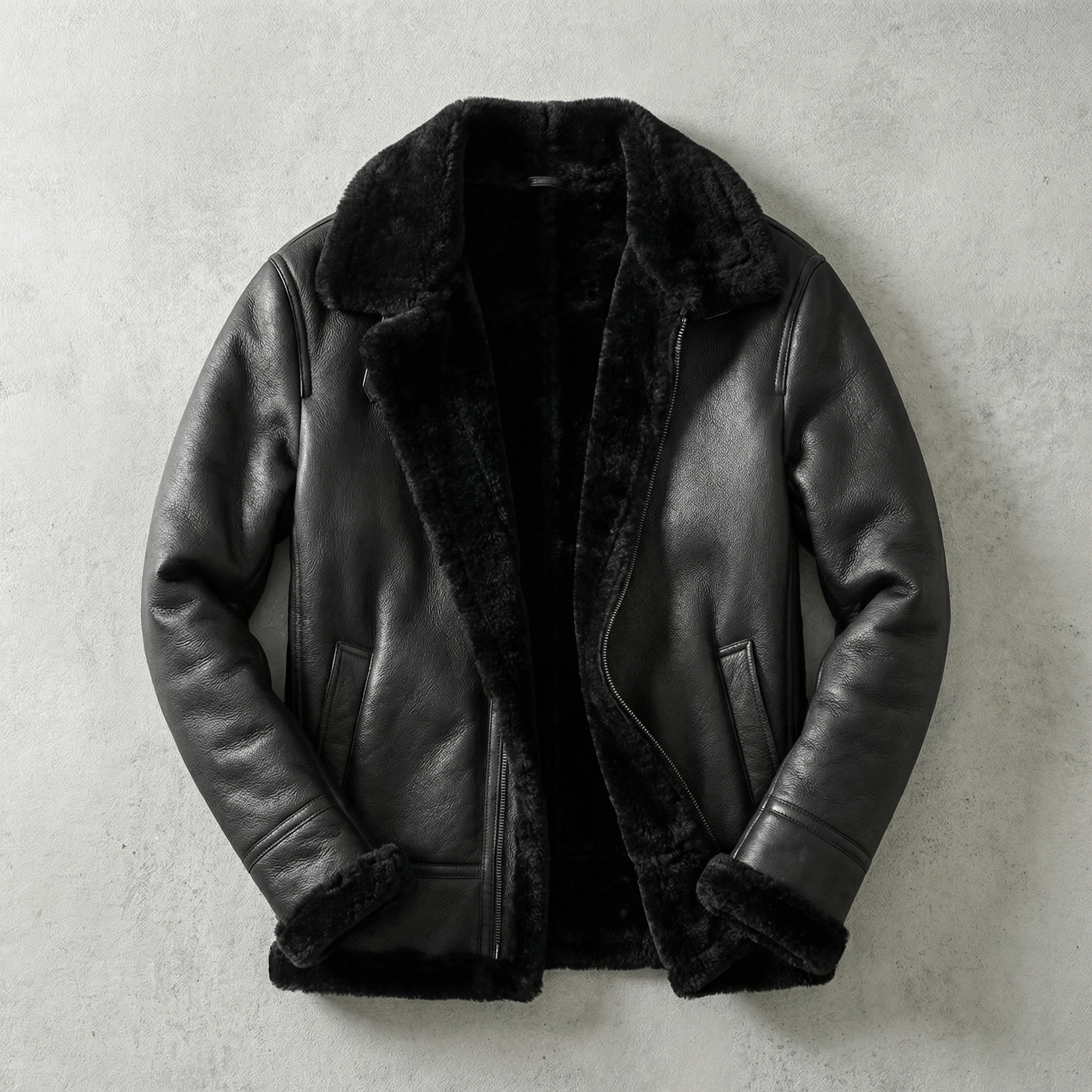 Monaco Leather Aviator Jacket – Arthur Hendon