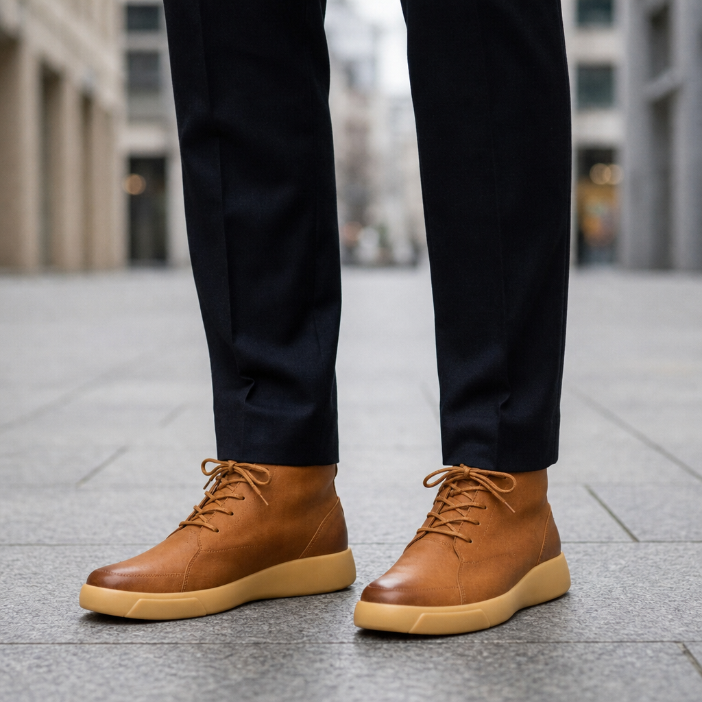 Marsaxlokk Leather Chukka Boots in Brown