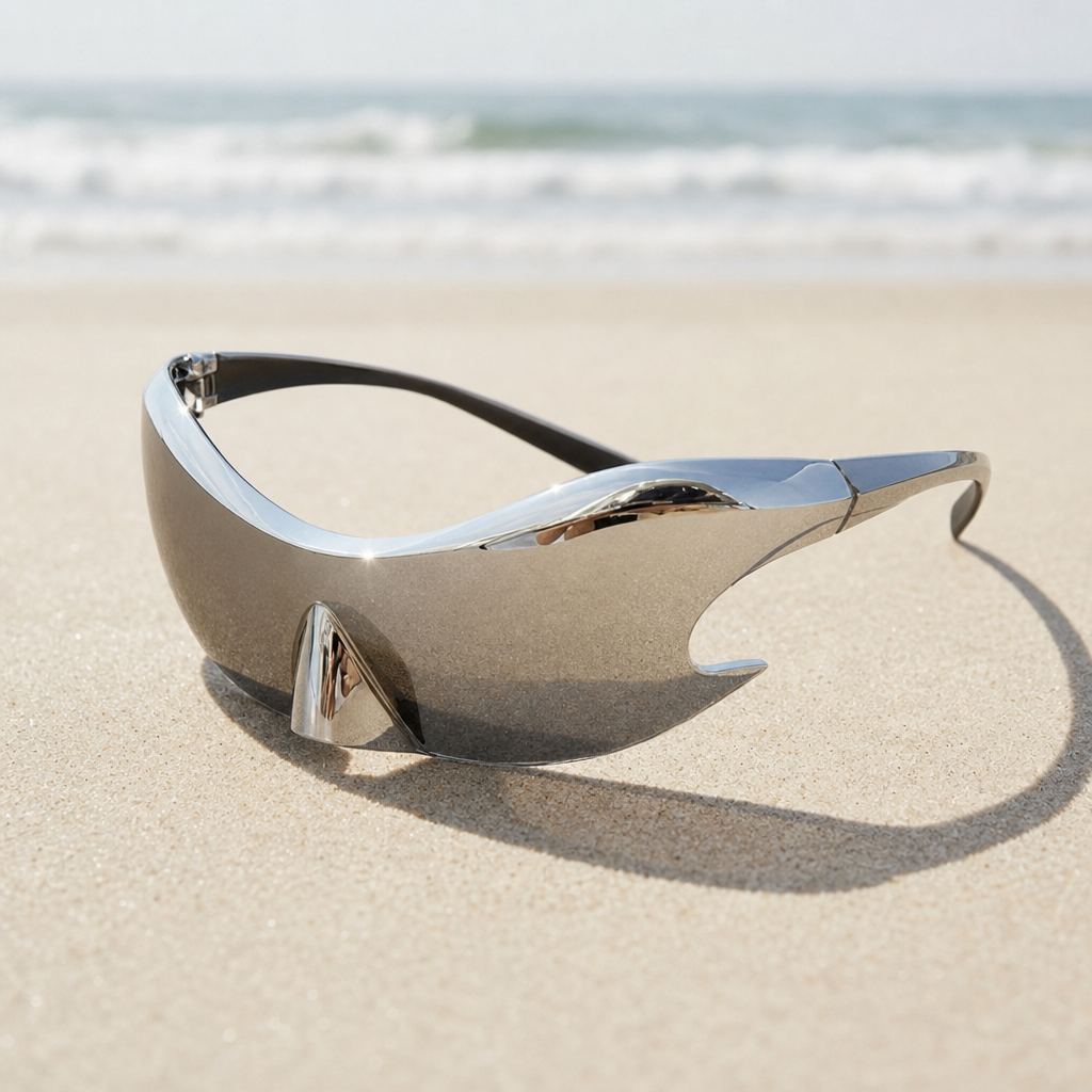 Women's Ceret Sunglasses in Silver Surfer
