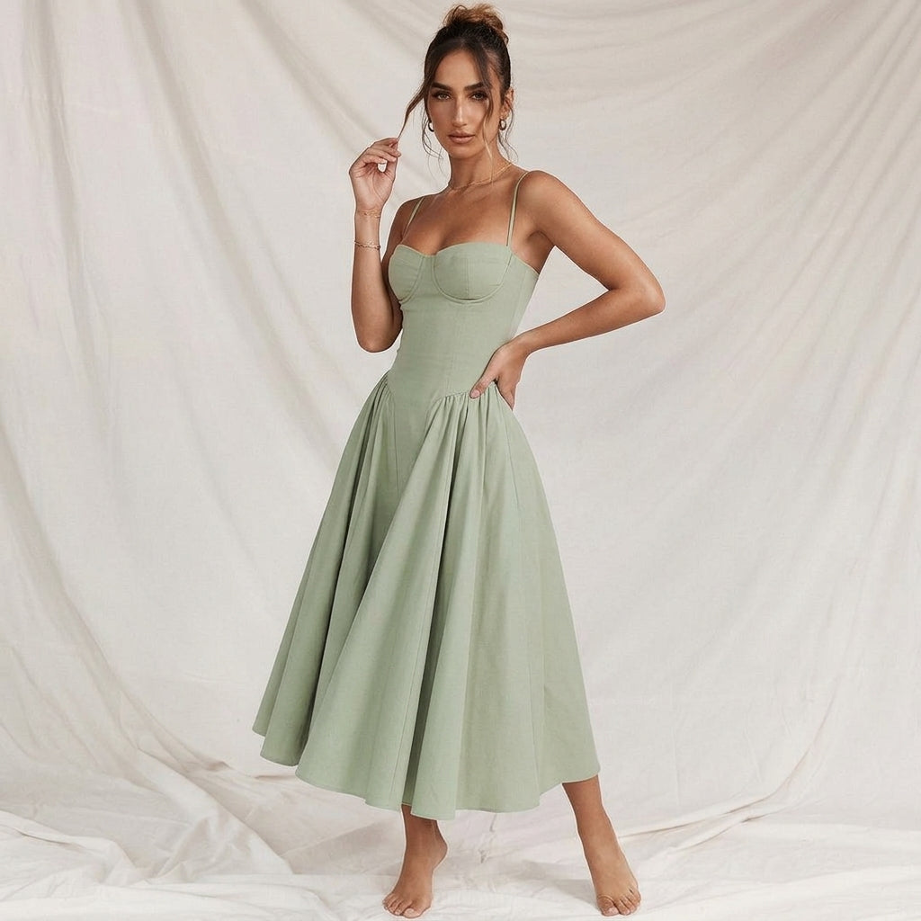 Verona Corset Midi Dress – Arthur Hendon