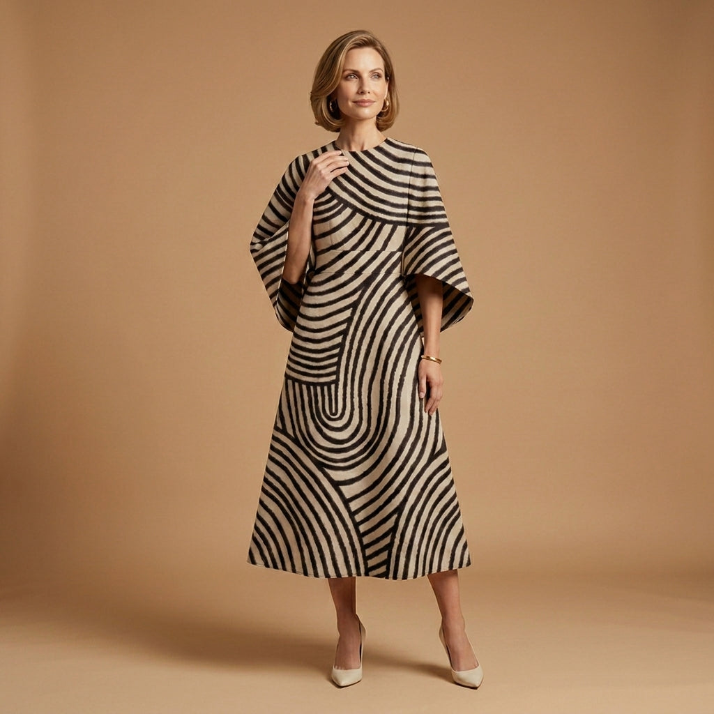 Black & Beige Zebra Print