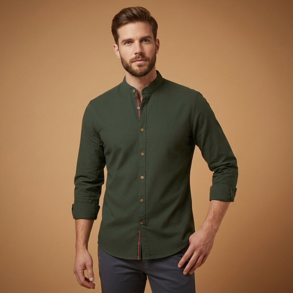 Dark forest green