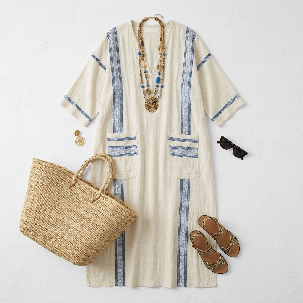Cream/Blue