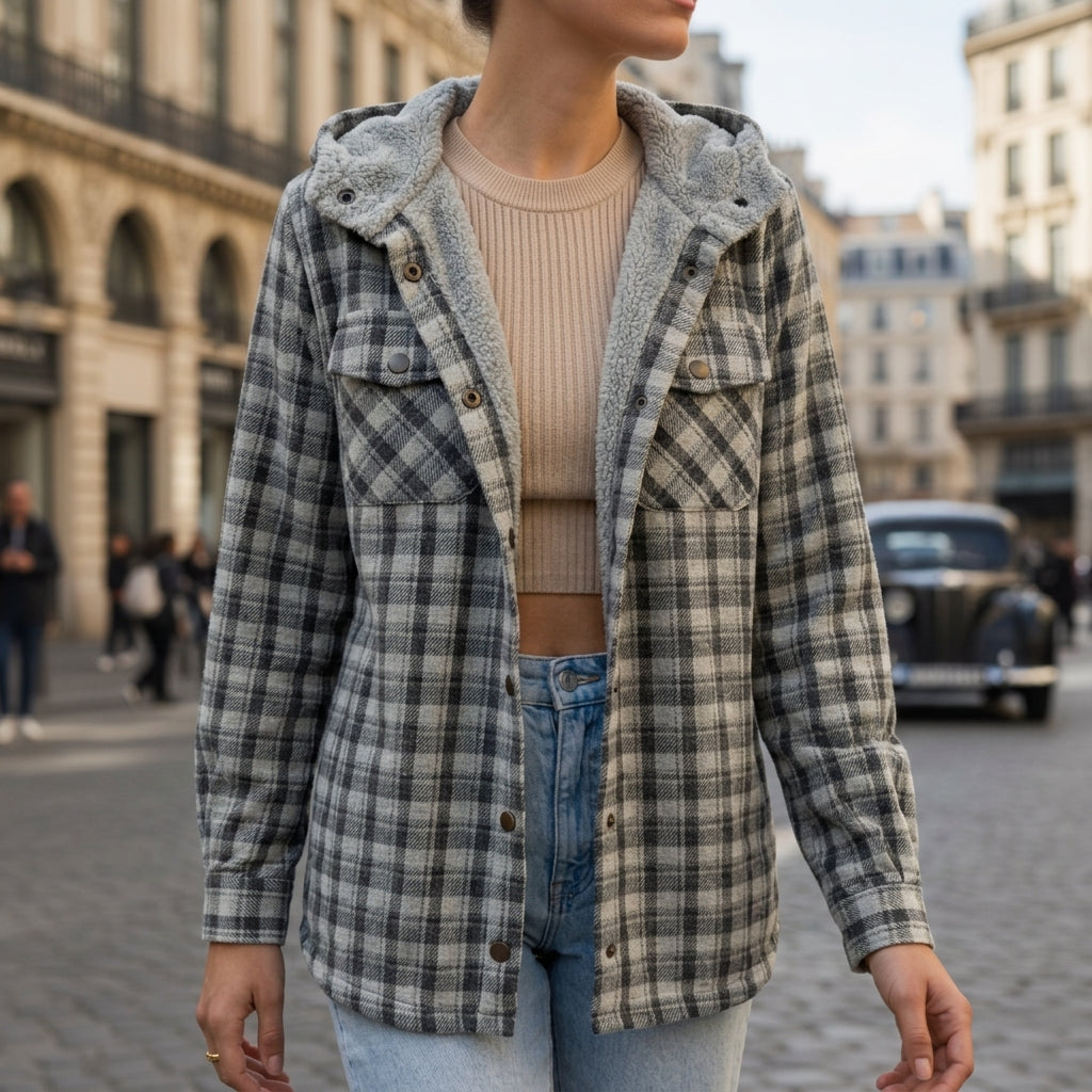 Slate Gray Plaid