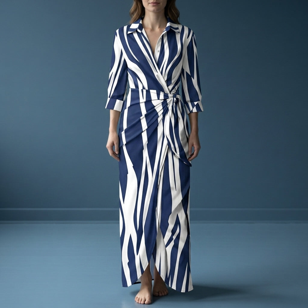 Navy Blue / Ivory