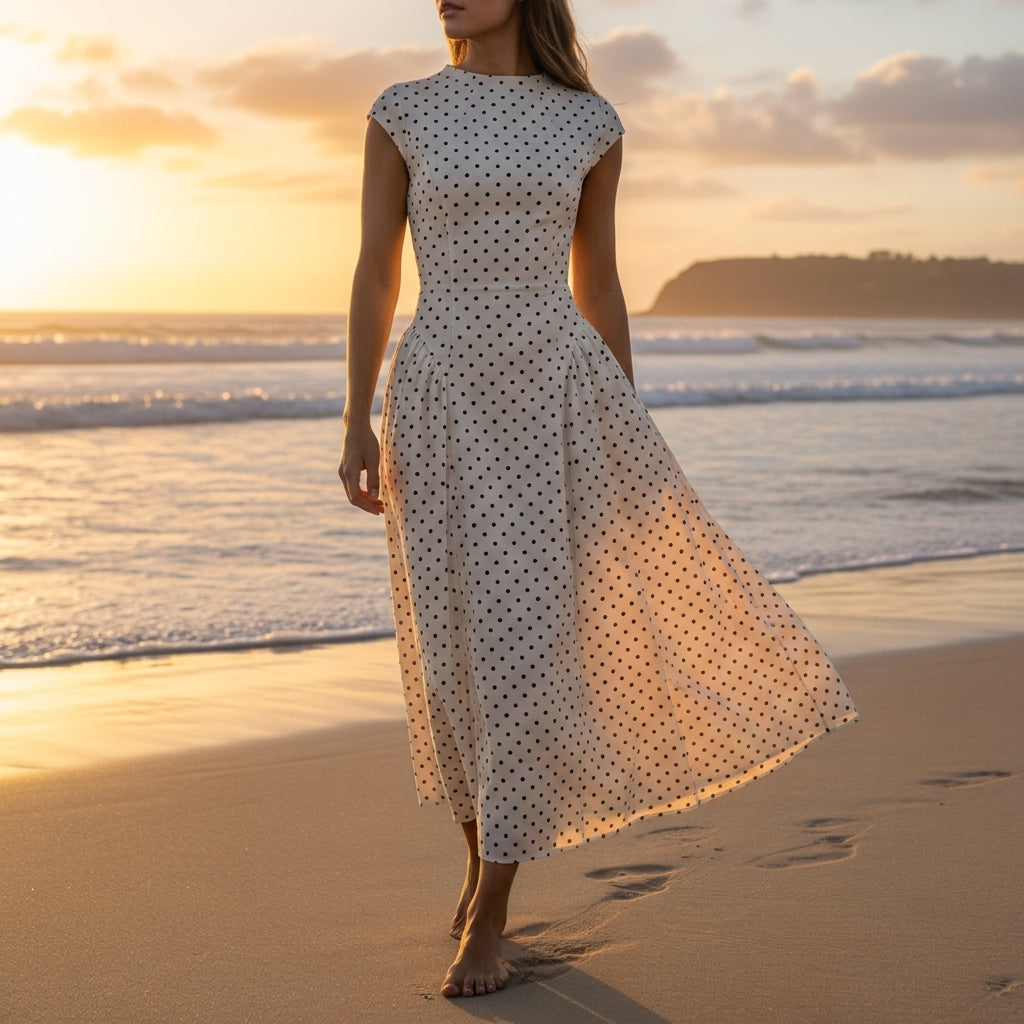 White & Black Polka Dot