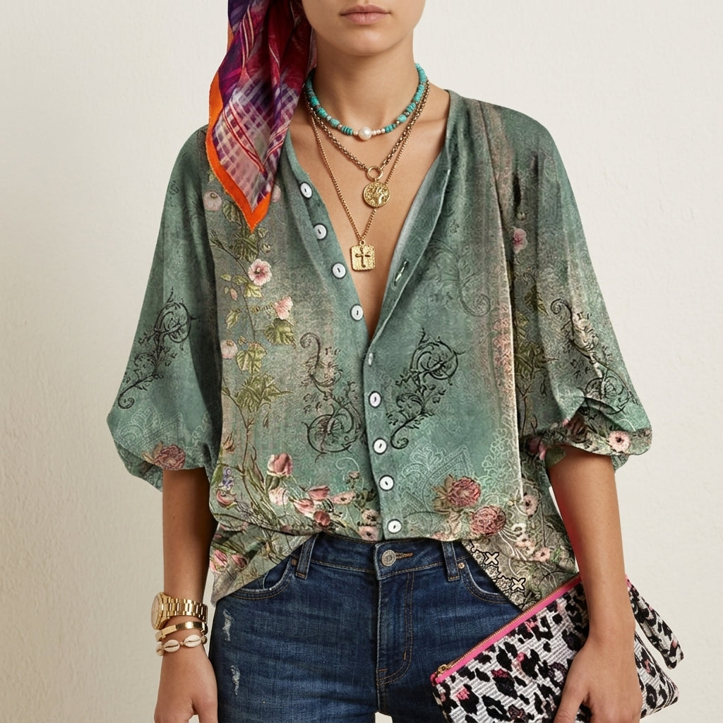 Sage Green Floral