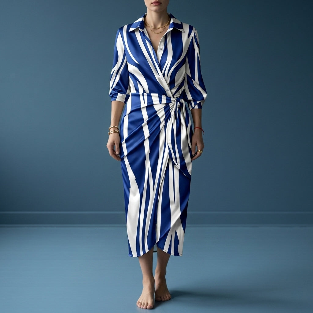 Royal Blue & White