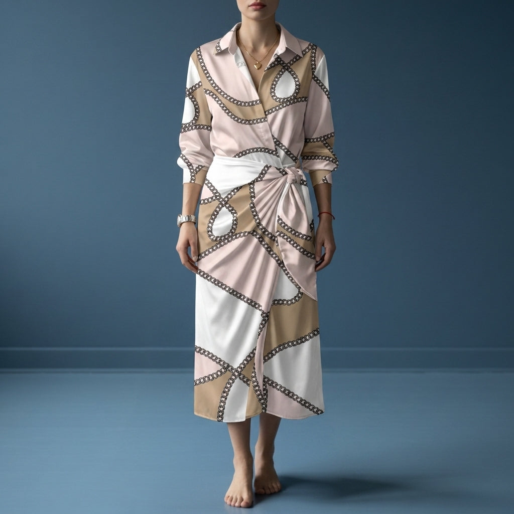 Blush Pink, White & Taupe