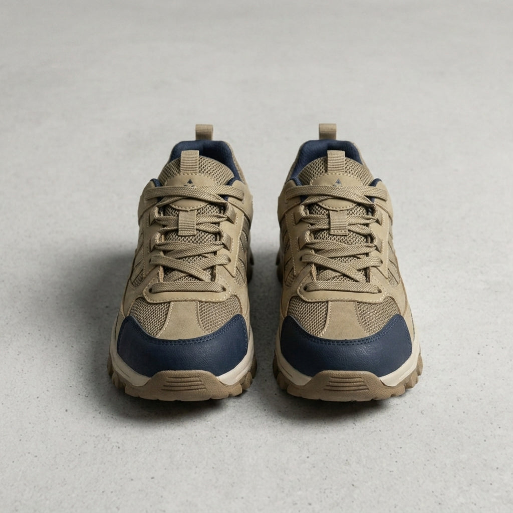 Tan / Navy
