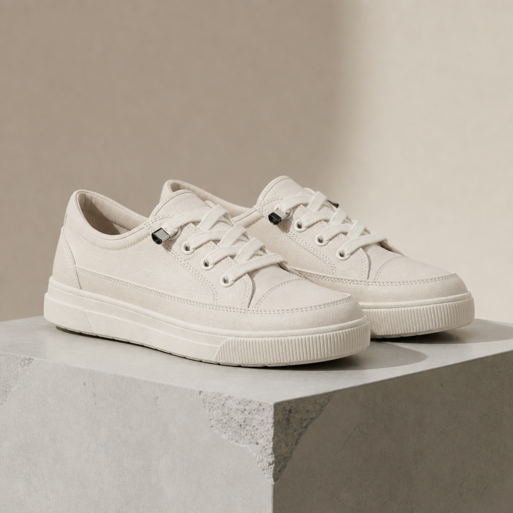 Sibenik White Slip-On Sneakers in Off White