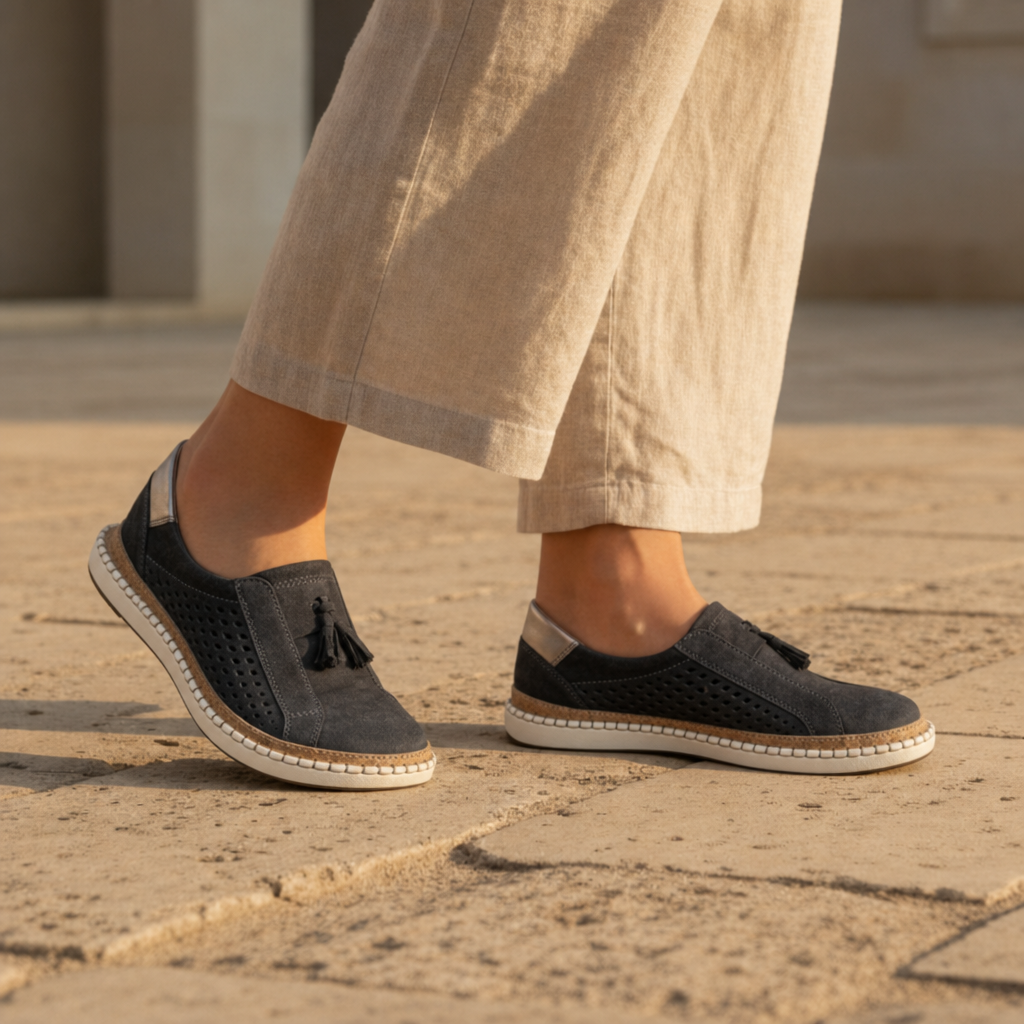Tropea Orthopedic Slip-On Sneakers in Black