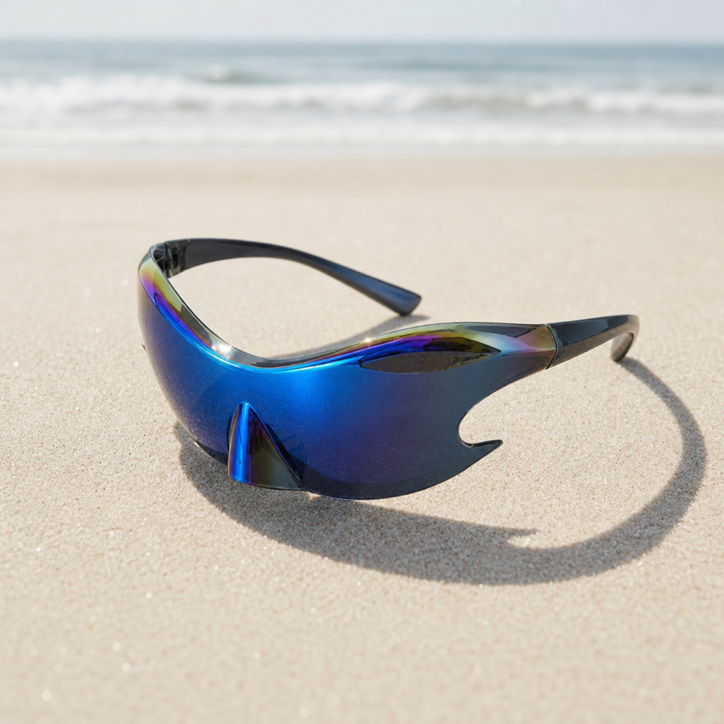 Women's Ceret Sunglasses in Chrome Blue