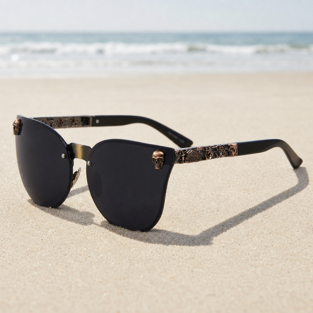 Women's Calpe Sunglasses in Dark Black