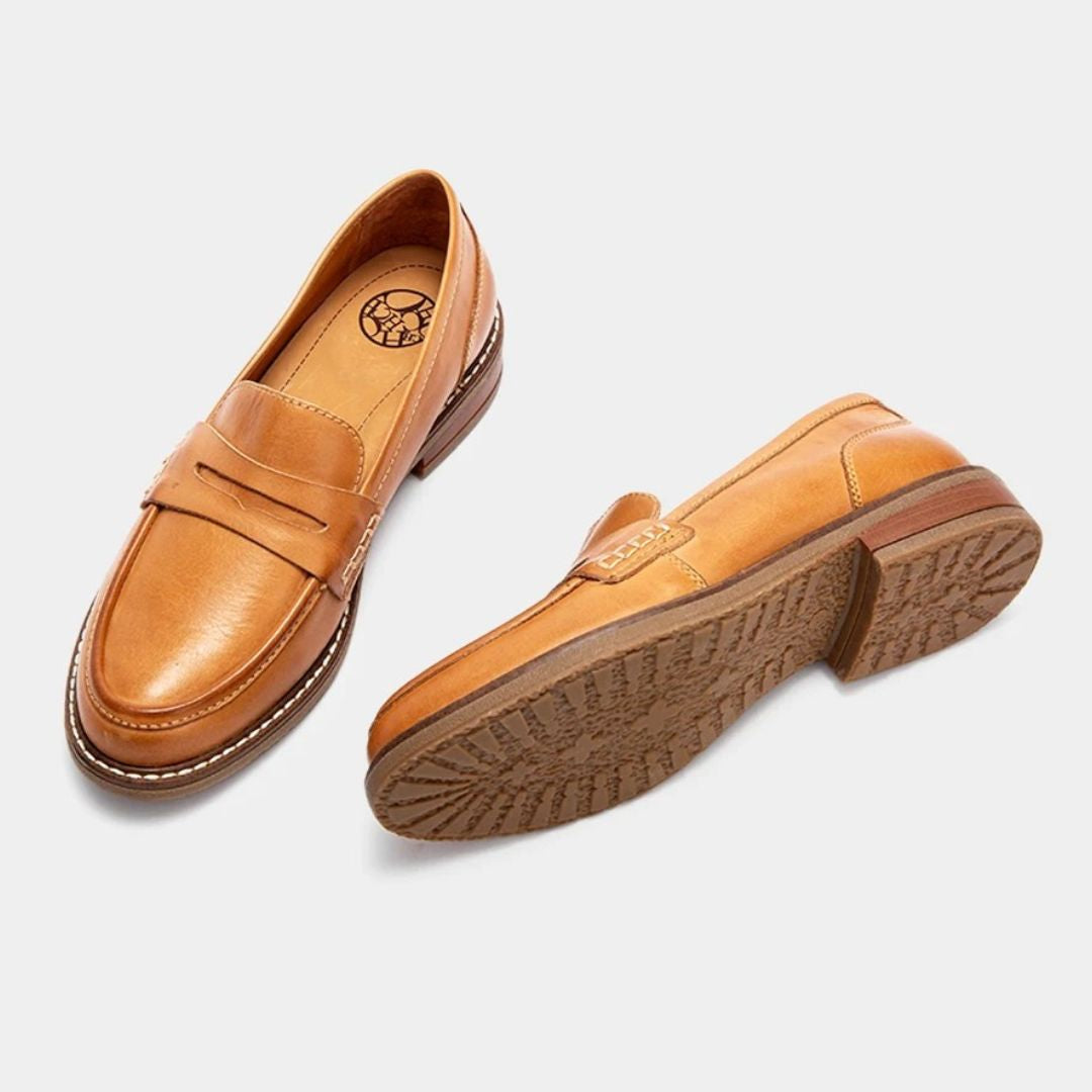 Rossano Orthopedic Leather Loafers