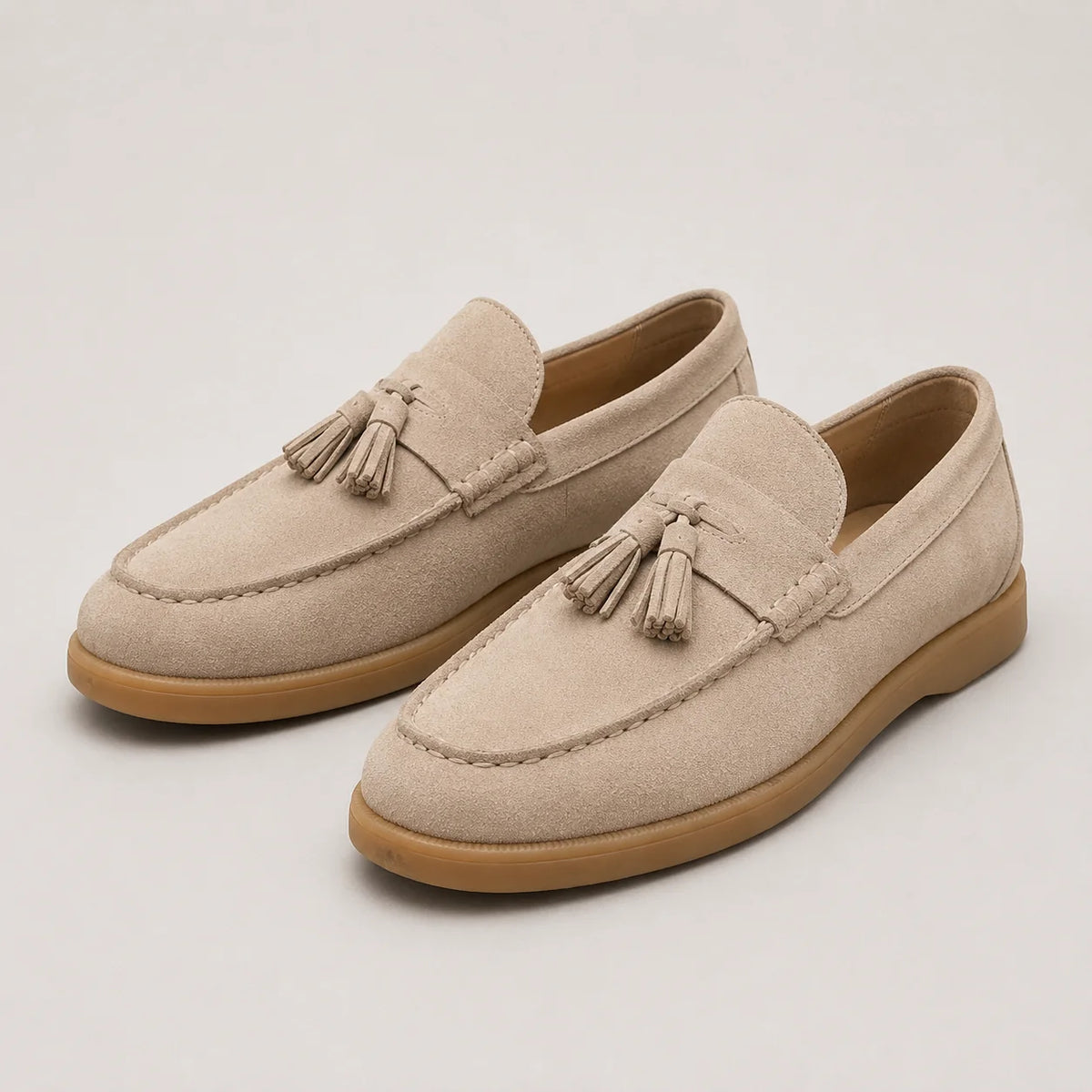 Ronda Suede Tassel Loafers