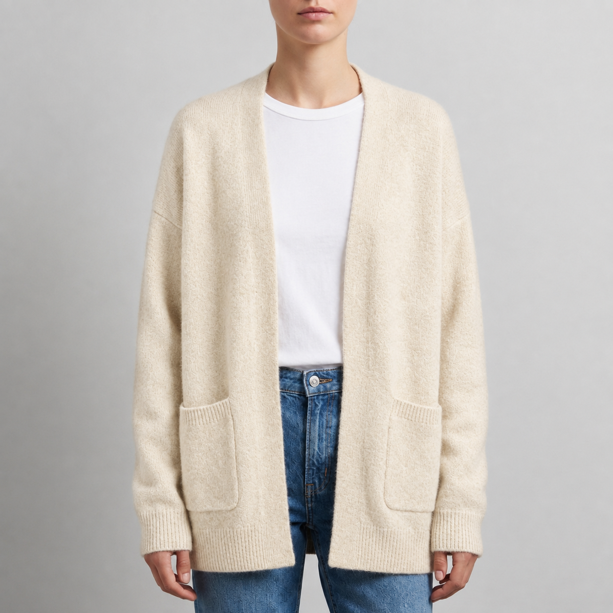 Menerbes Clara's Open-Front Cardigan