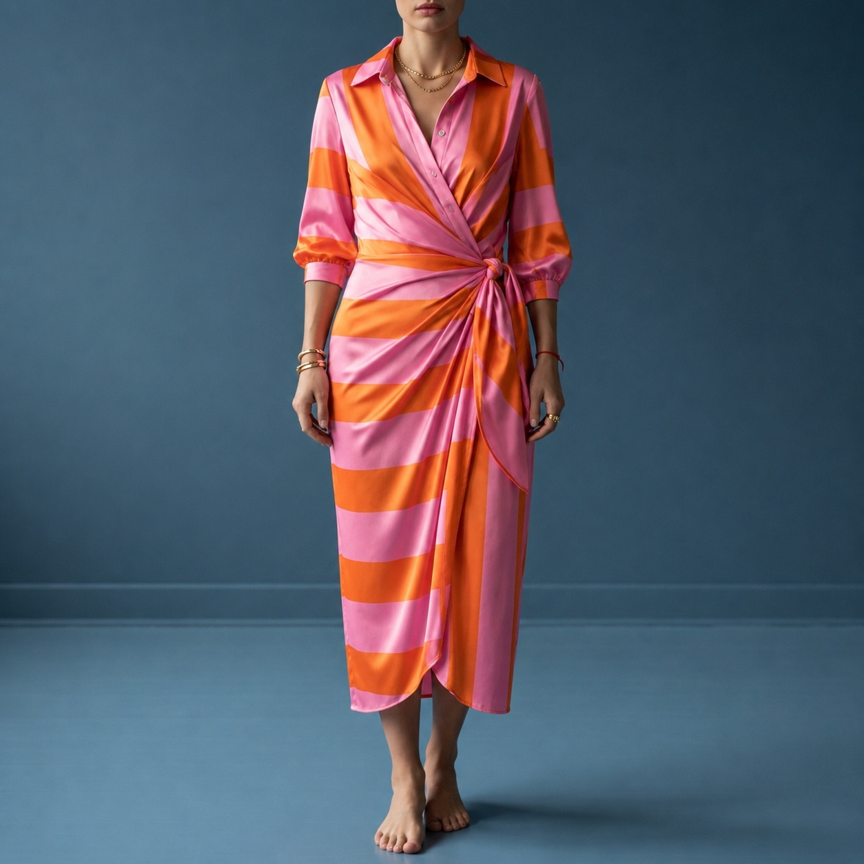 Elounda Sofia Wrap Maxi Dress