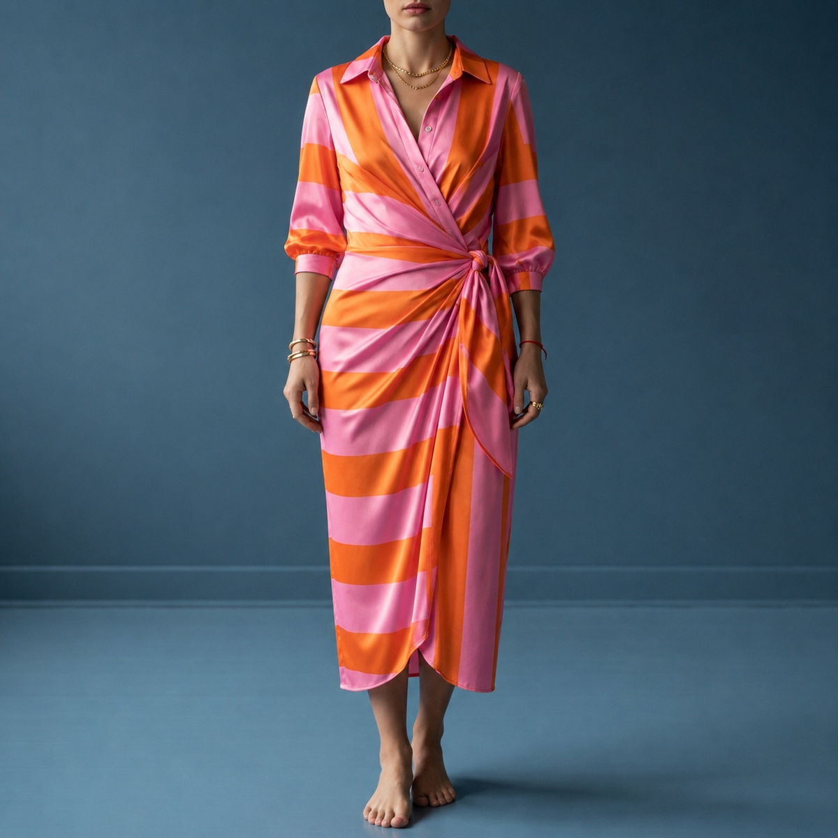 Elounda Sofia Wrap Maxi Dress