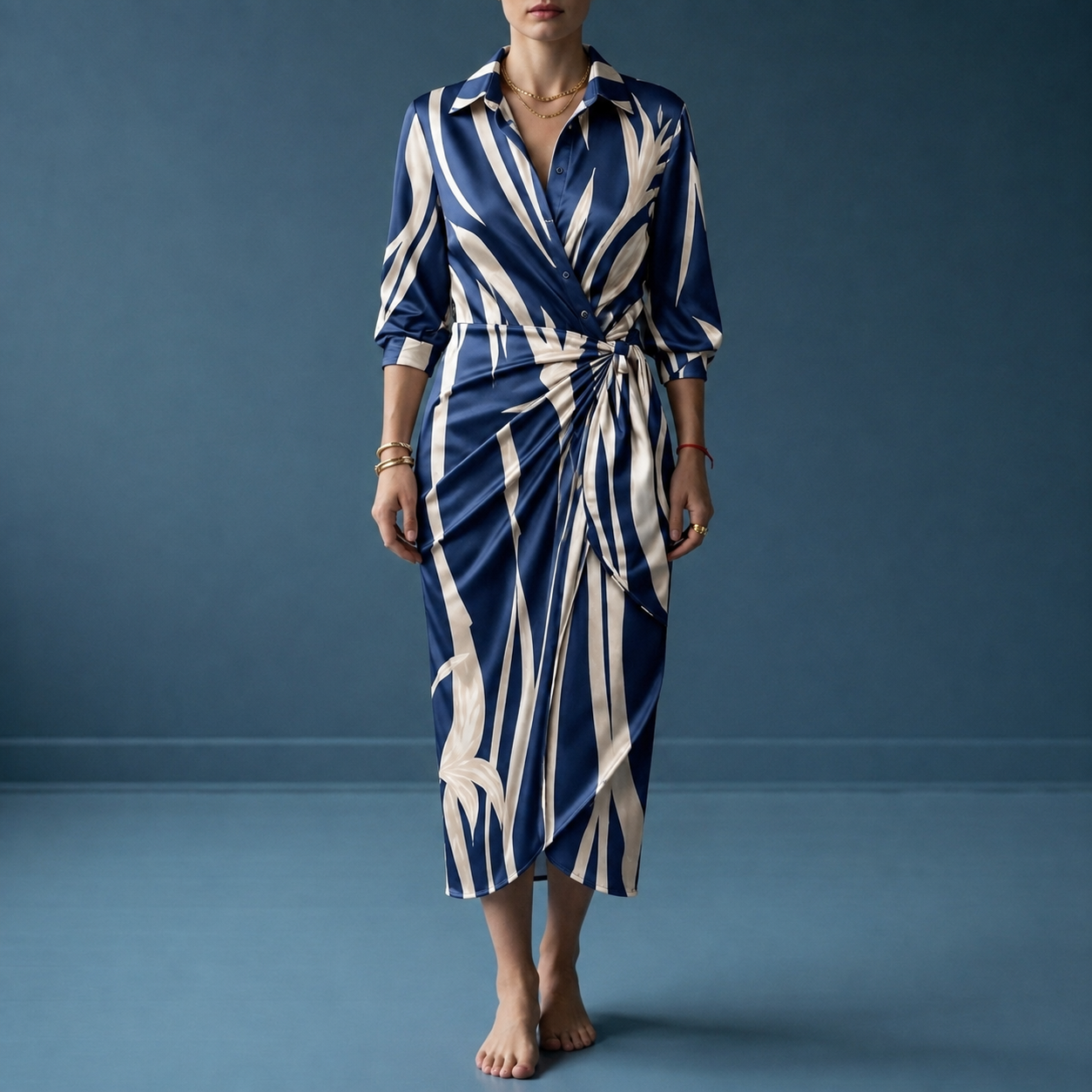 Elounda Sofia Wrap Maxi Dress