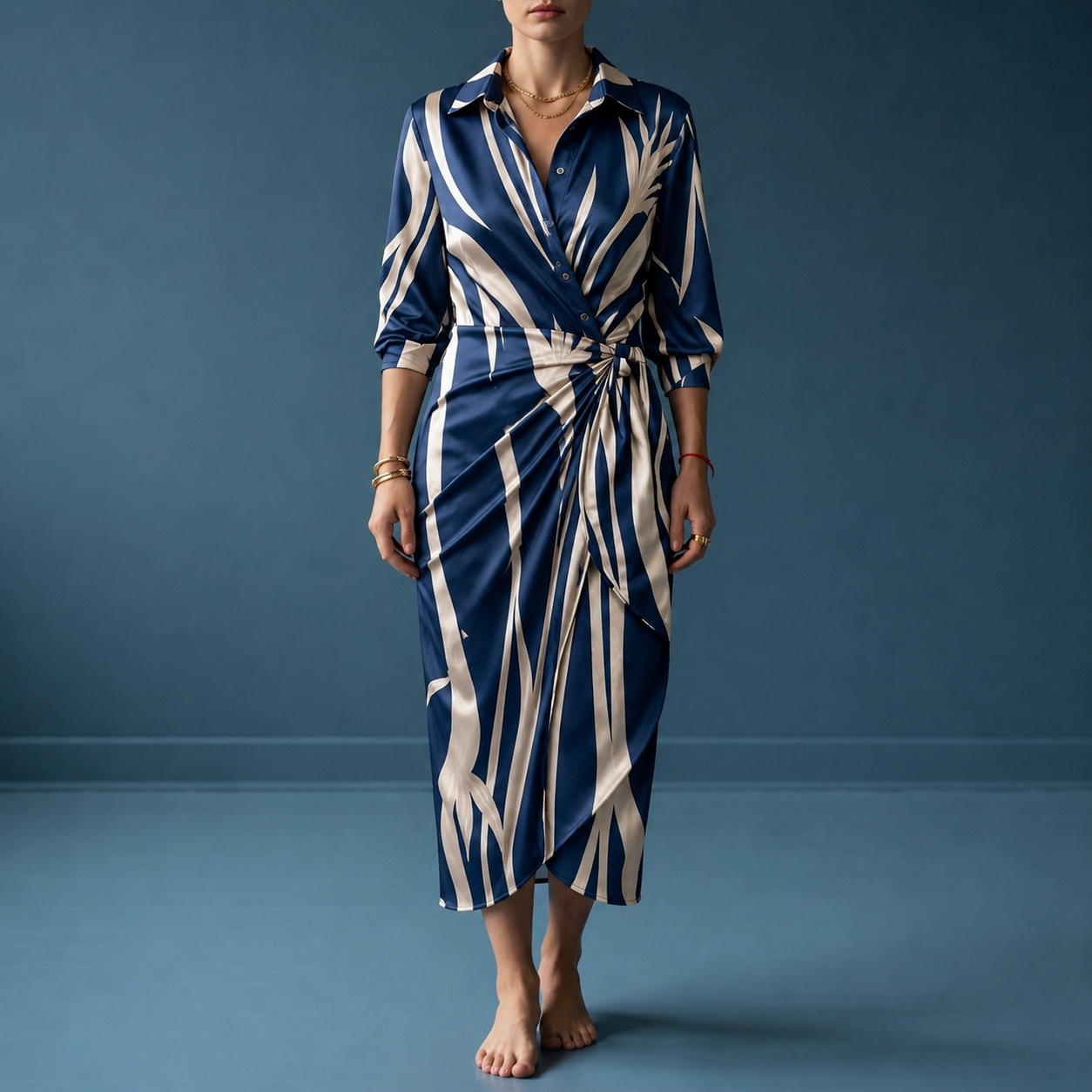 Elounda Sofia Wrap Maxi Dress