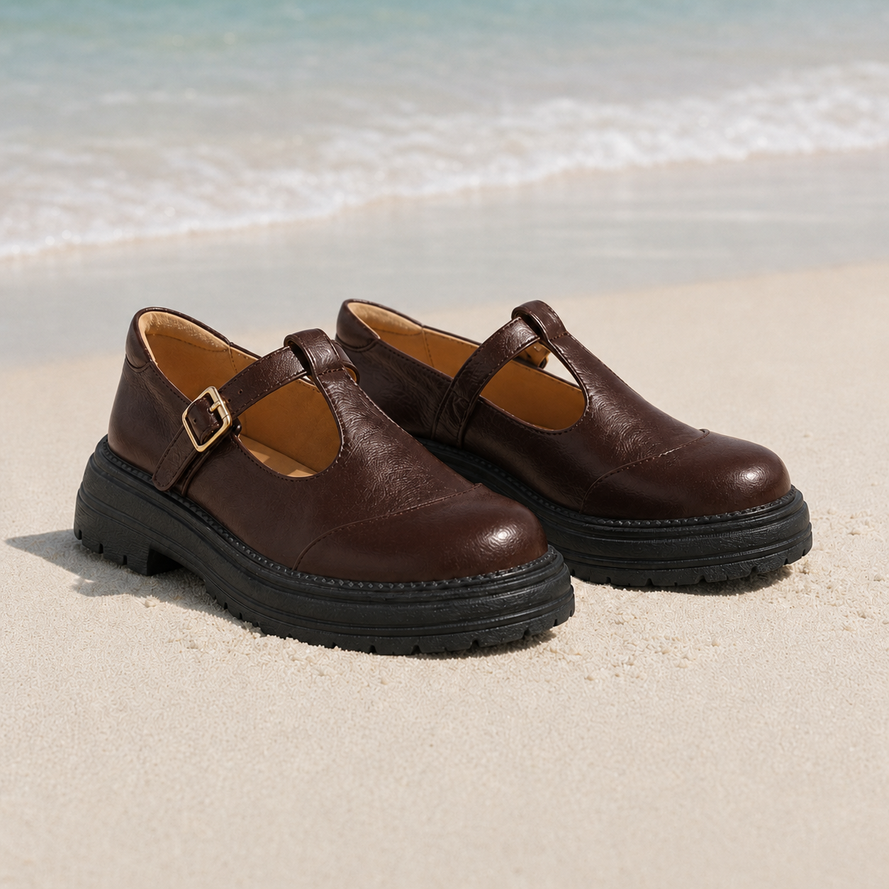 Baeza Orthopedic T-Strap Mary Janes