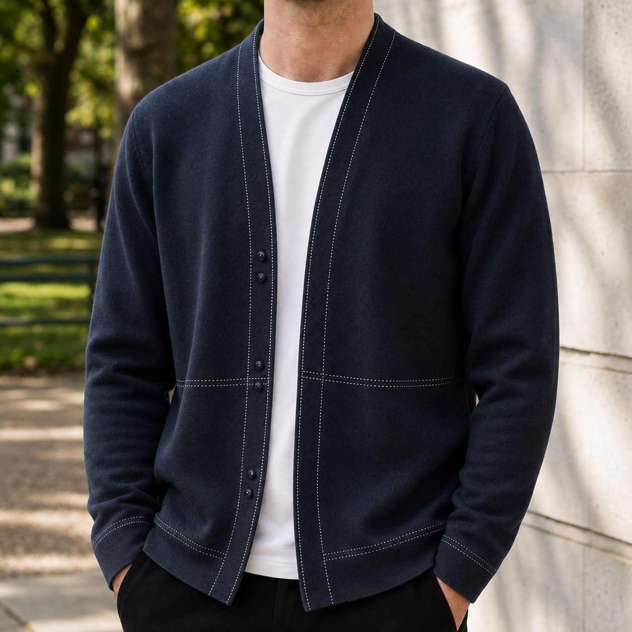 Sorrento Wool Knit Cardigan