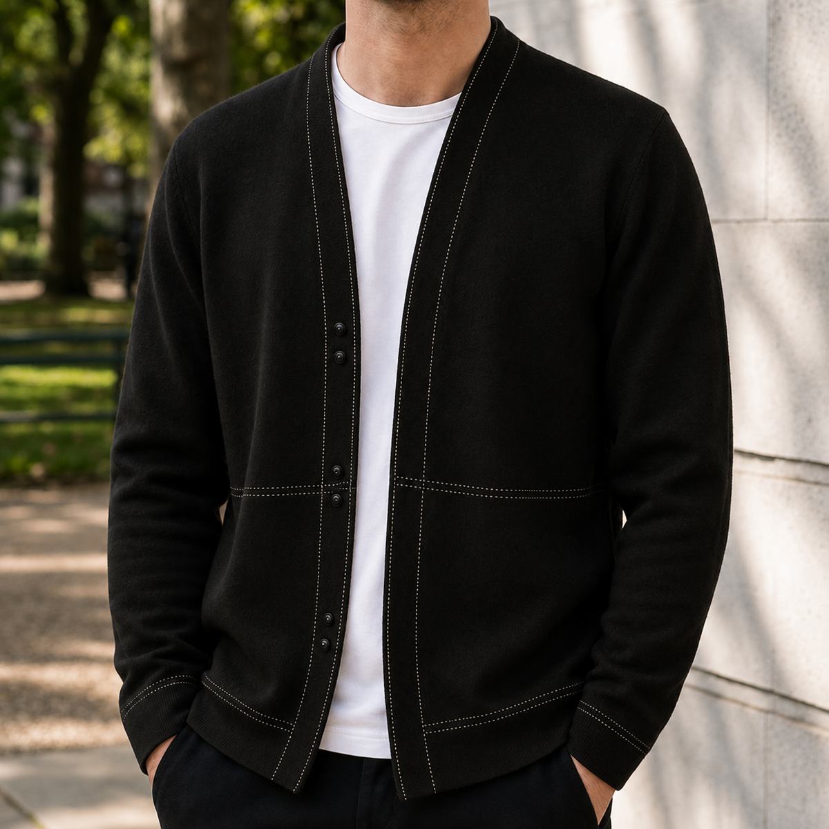 Sorrento Wool Knit Cardigan