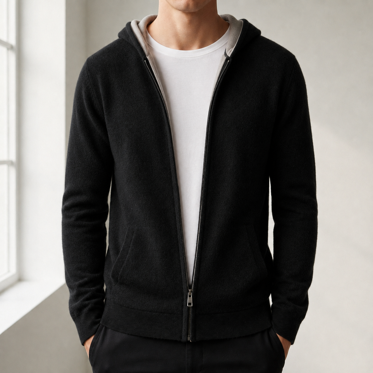 Polignano Reversible Cashmere Hoodie