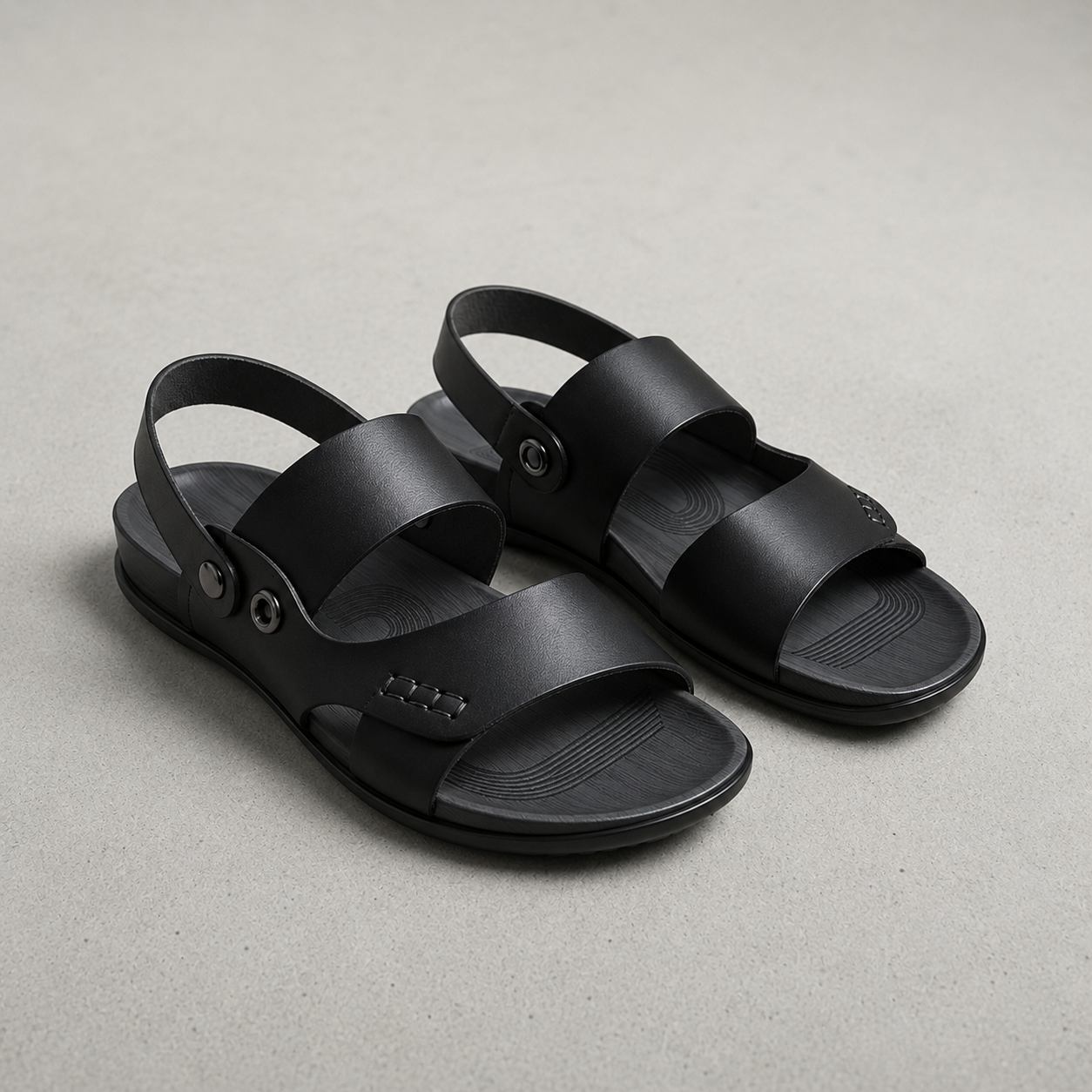 Kakopetria Leather Back-Strap Sandals