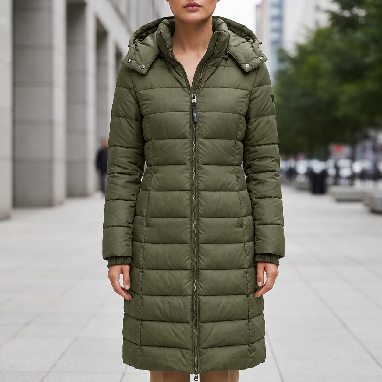 Bergamo Long Hooded Puffer Coat