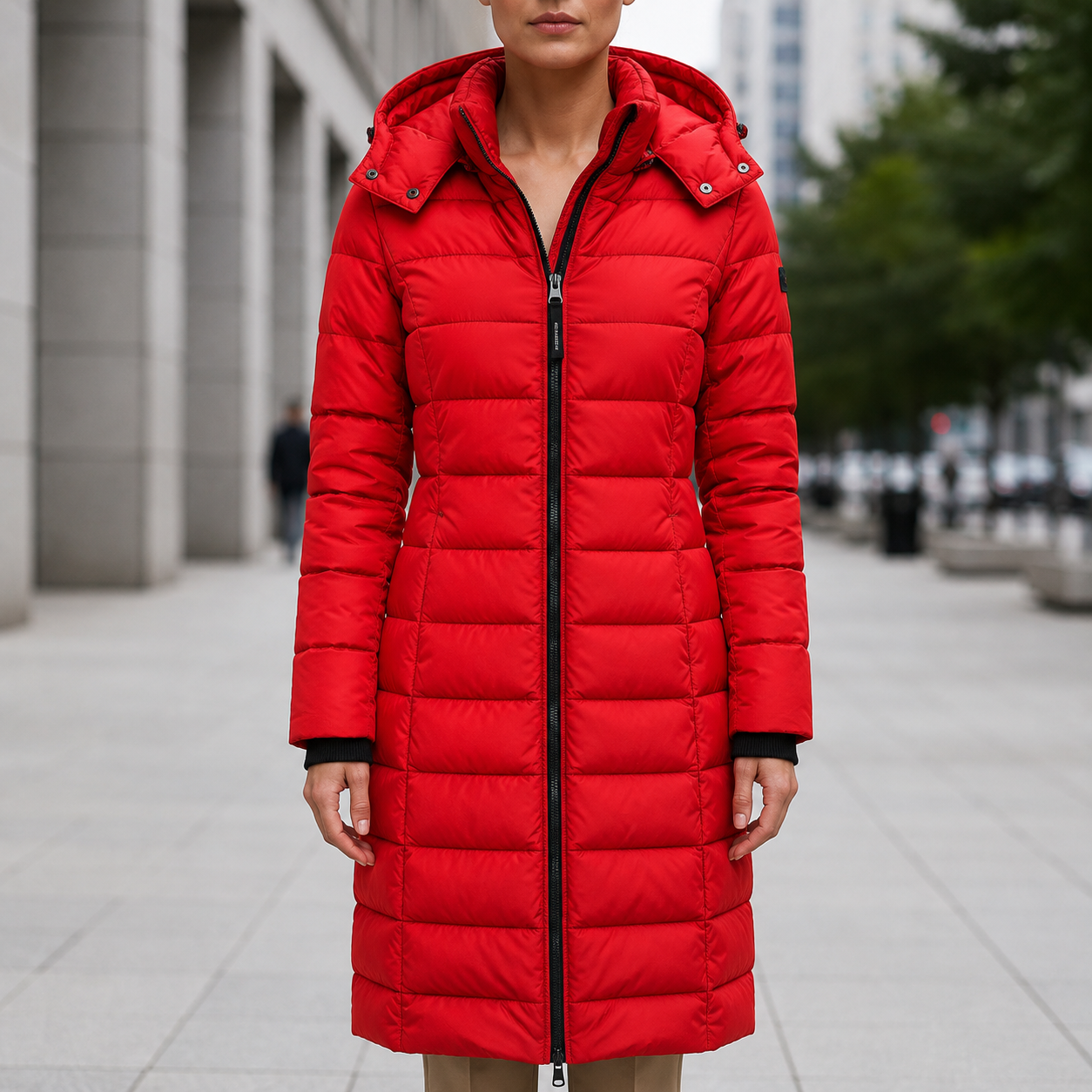 Bergamo Long Hooded Puffer Coat