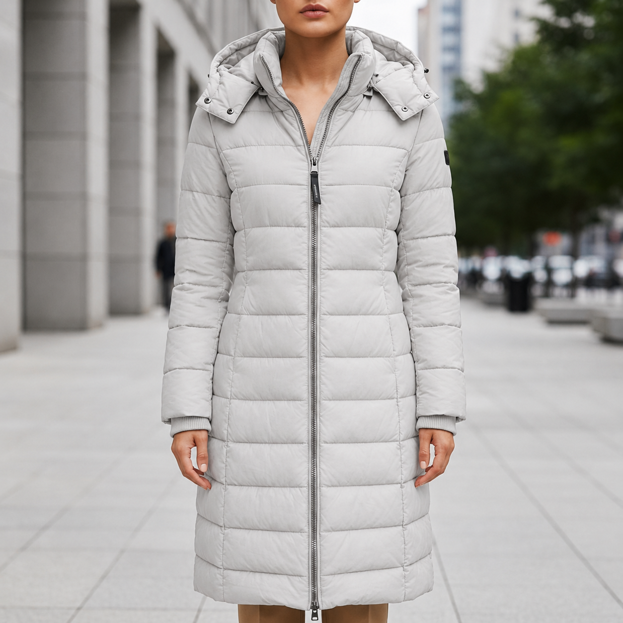 Bergamo Long Hooded Puffer Coat