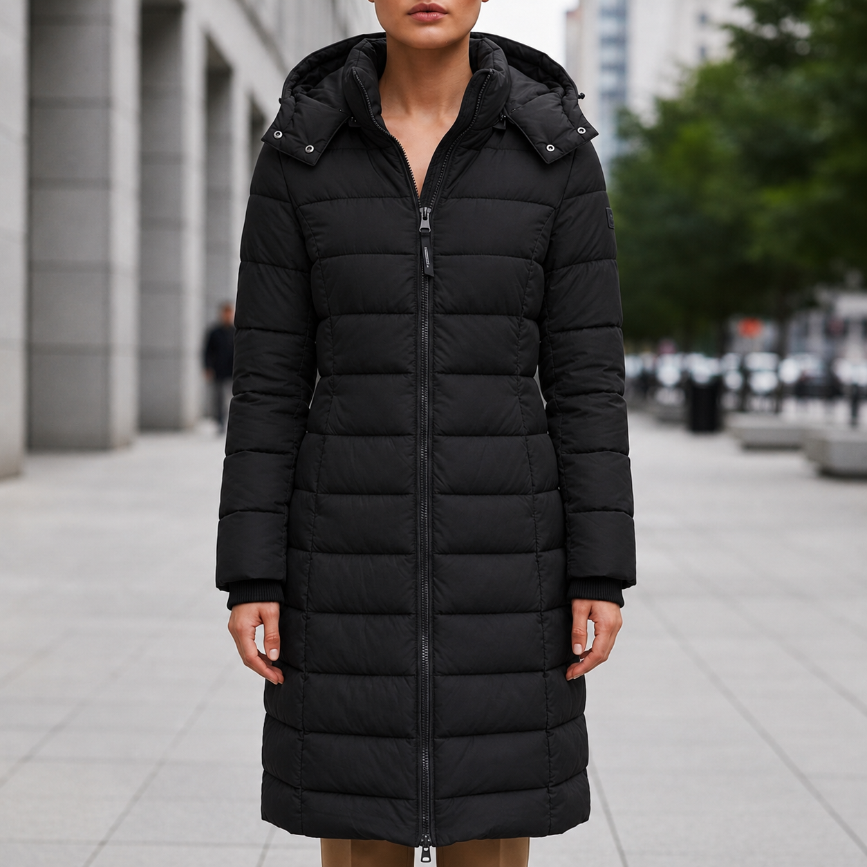 Bergamo Long Hooded Puffer Coat
