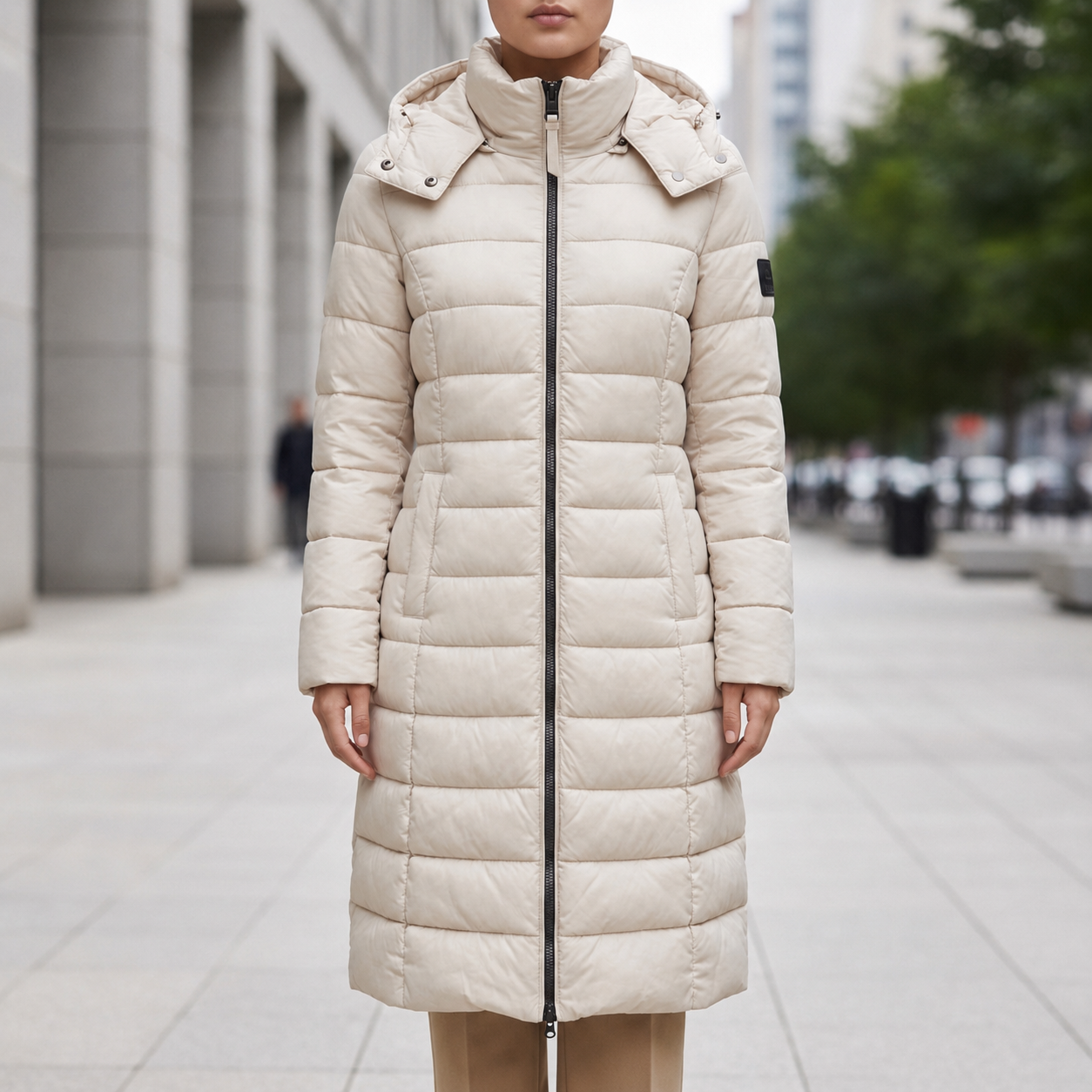 Bergamo Long Hooded Puffer Coat