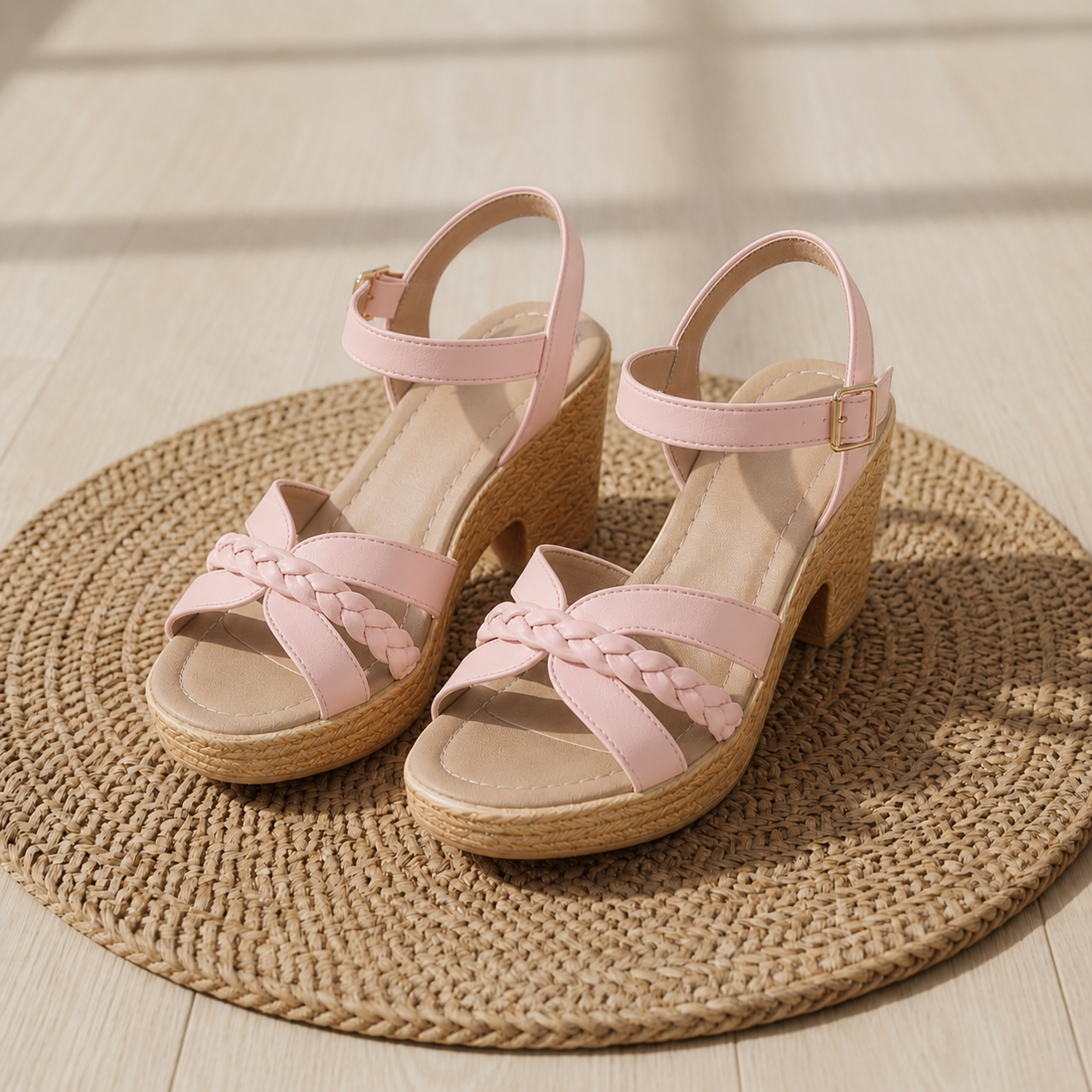 Comino Braided Platform Sandals