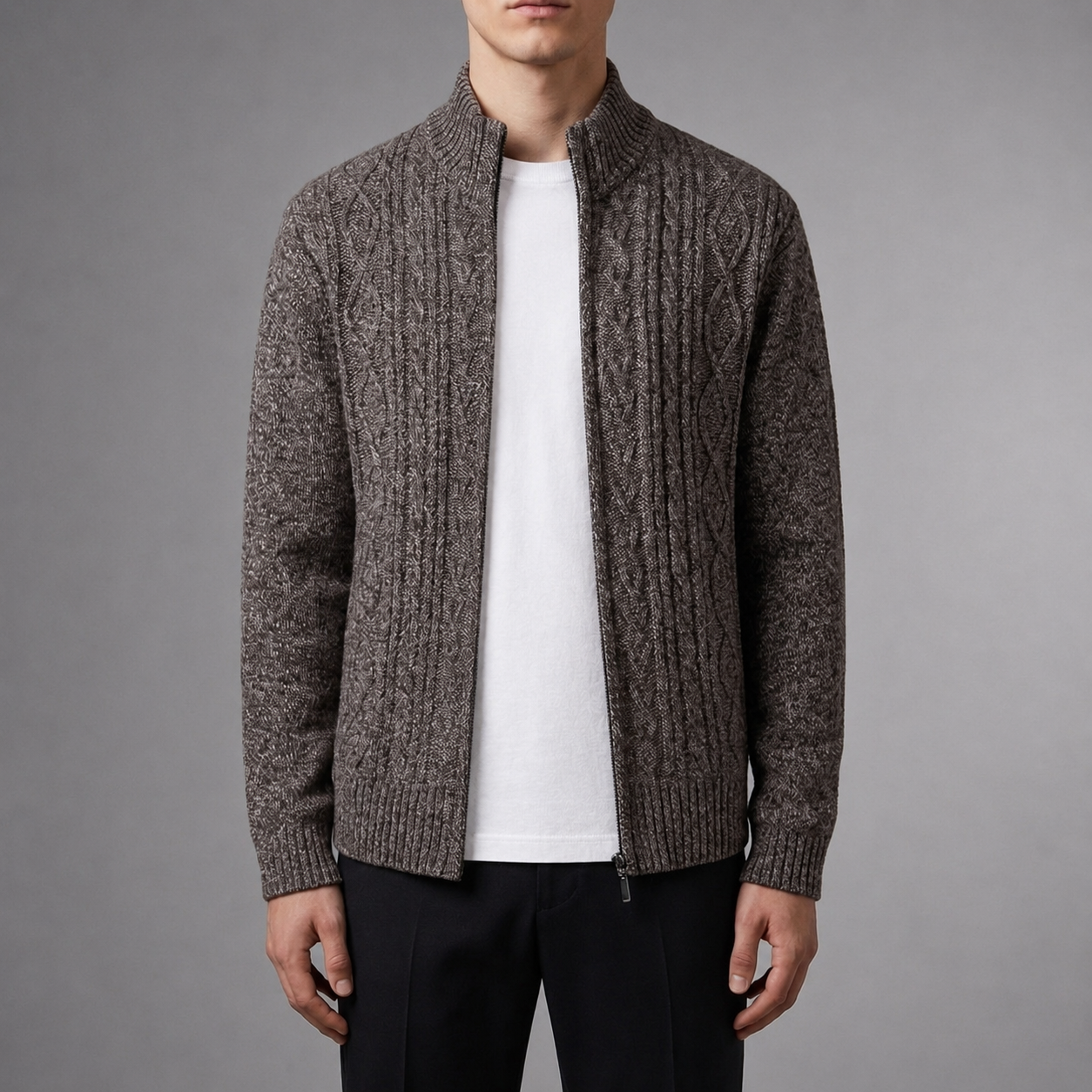 Porto Vecchio Cable Knit Cardigan