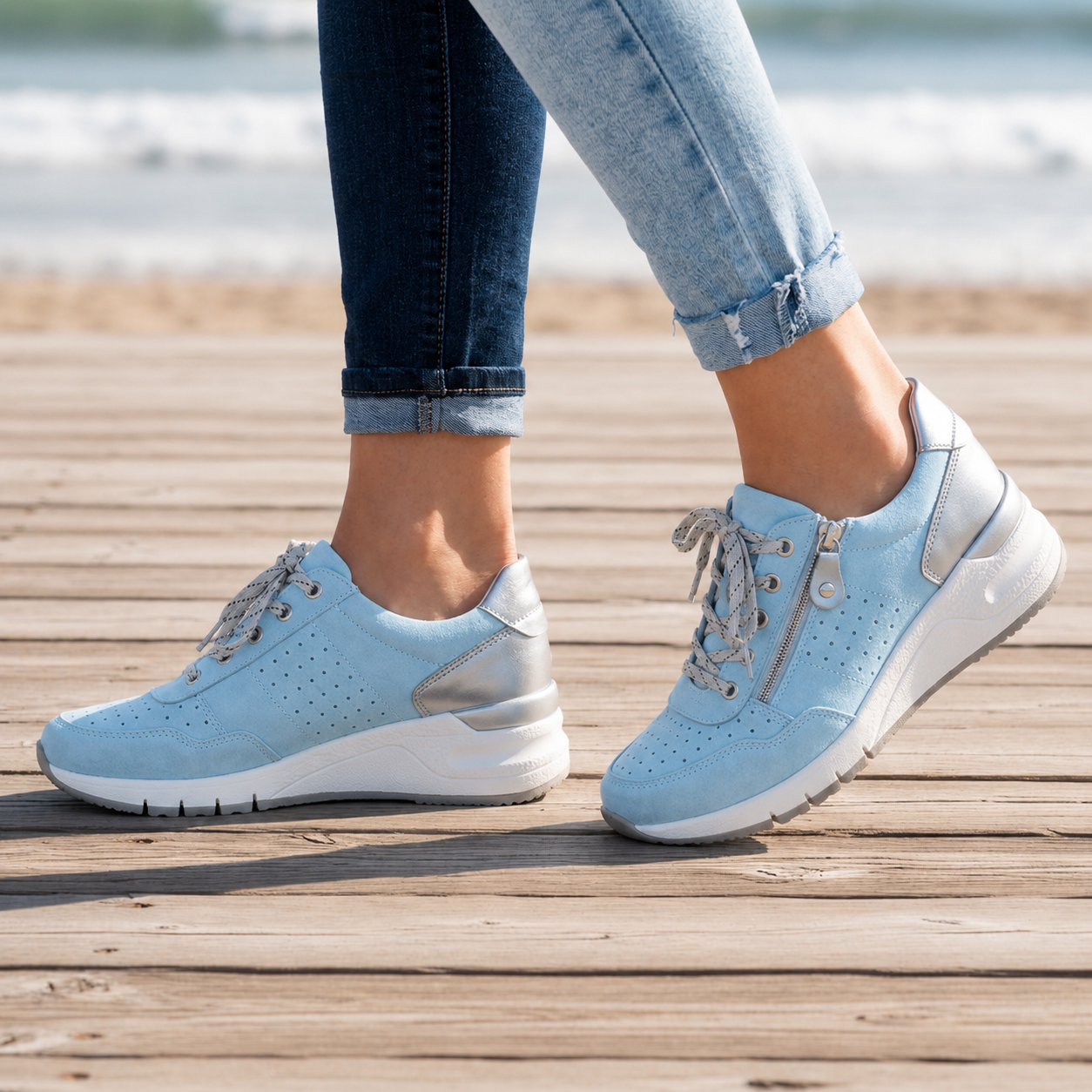 Valletta Orthopedic Wedge Sneakers
