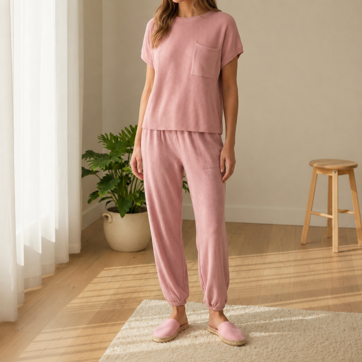 Bergamo Ribbed Knit Two-Piece Set