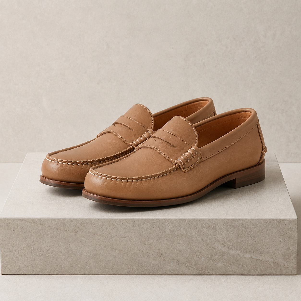 Trogir Hand-Stitched Penny Loafers