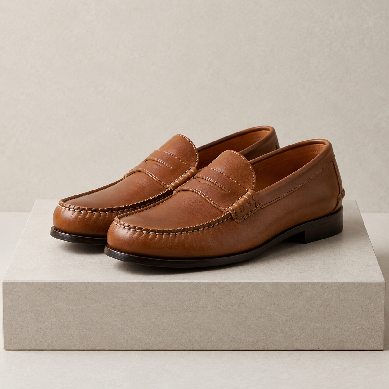 Trogir Hand-Stitched Penny Loafers