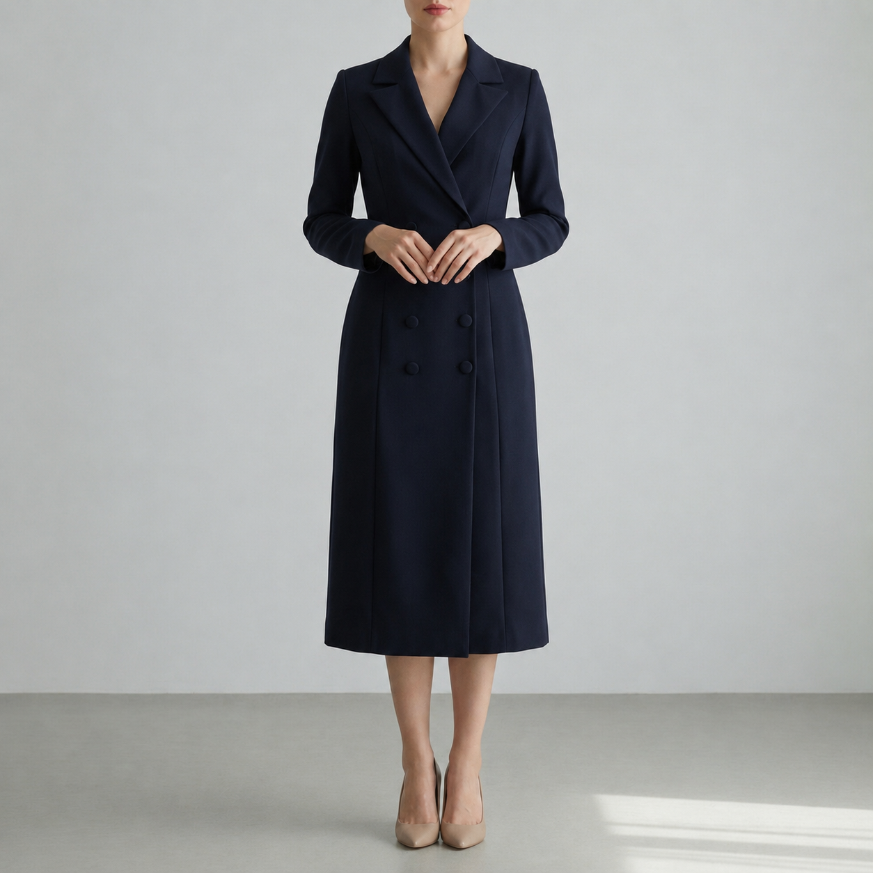 Kakopetria Tailored Blazer Midi Dress