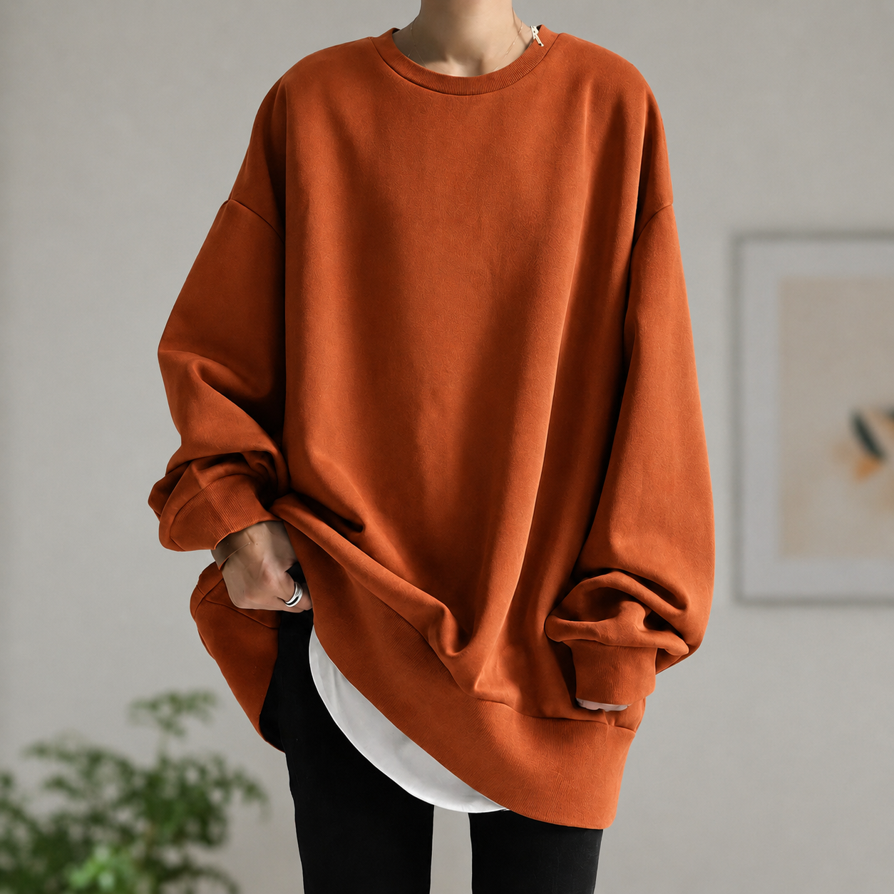 Bruges Oversized Tunic Sweater
