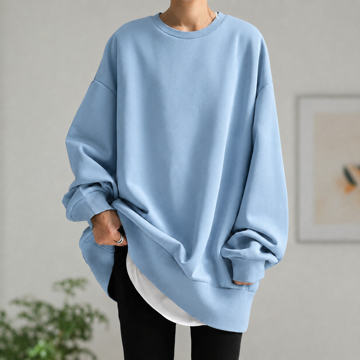 Bruges Oversized Tunic Sweater