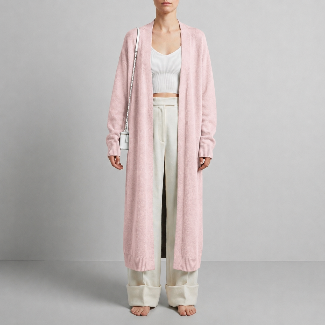 Murcia Fluffy Long Cardigan