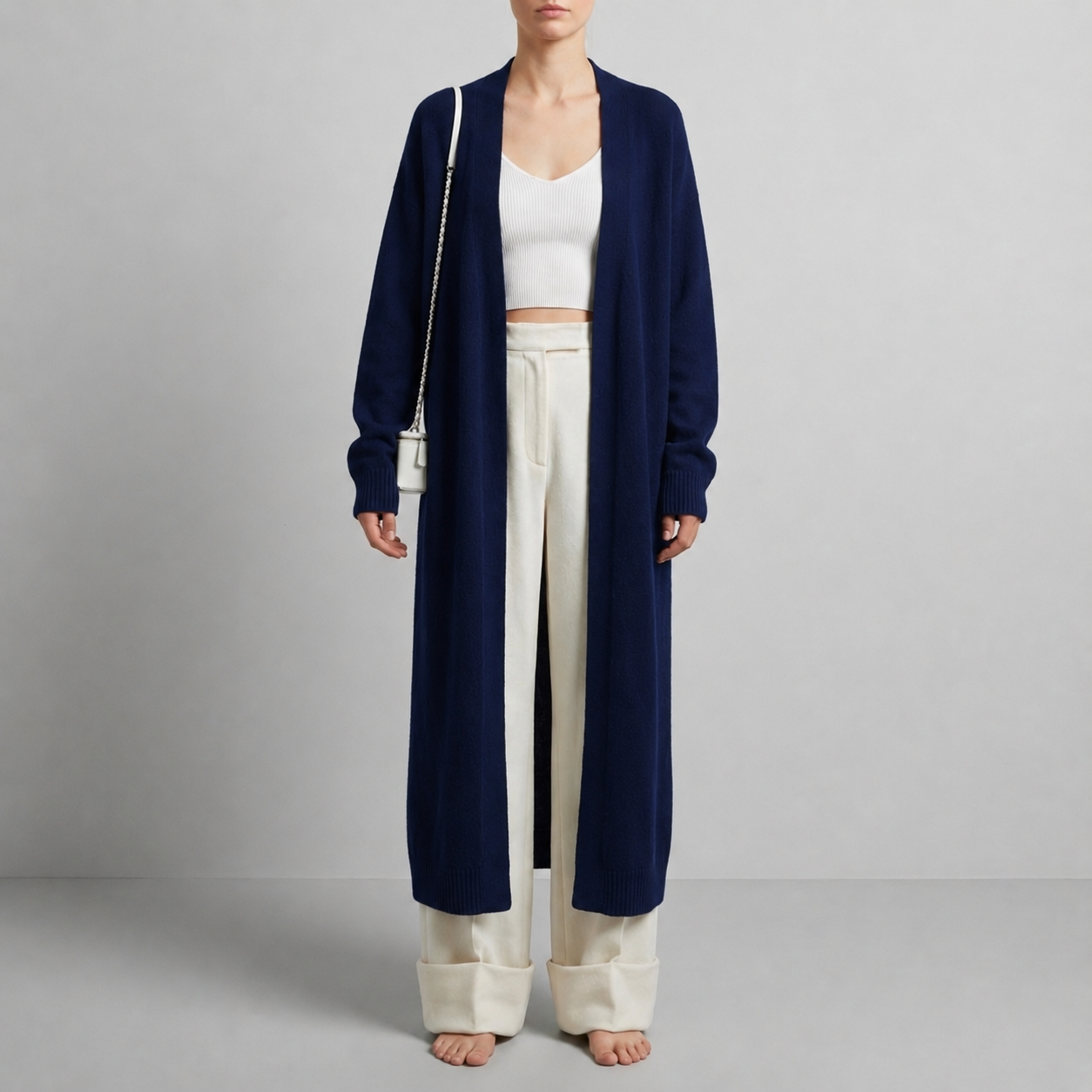 Murcia Fluffy Long Cardigan