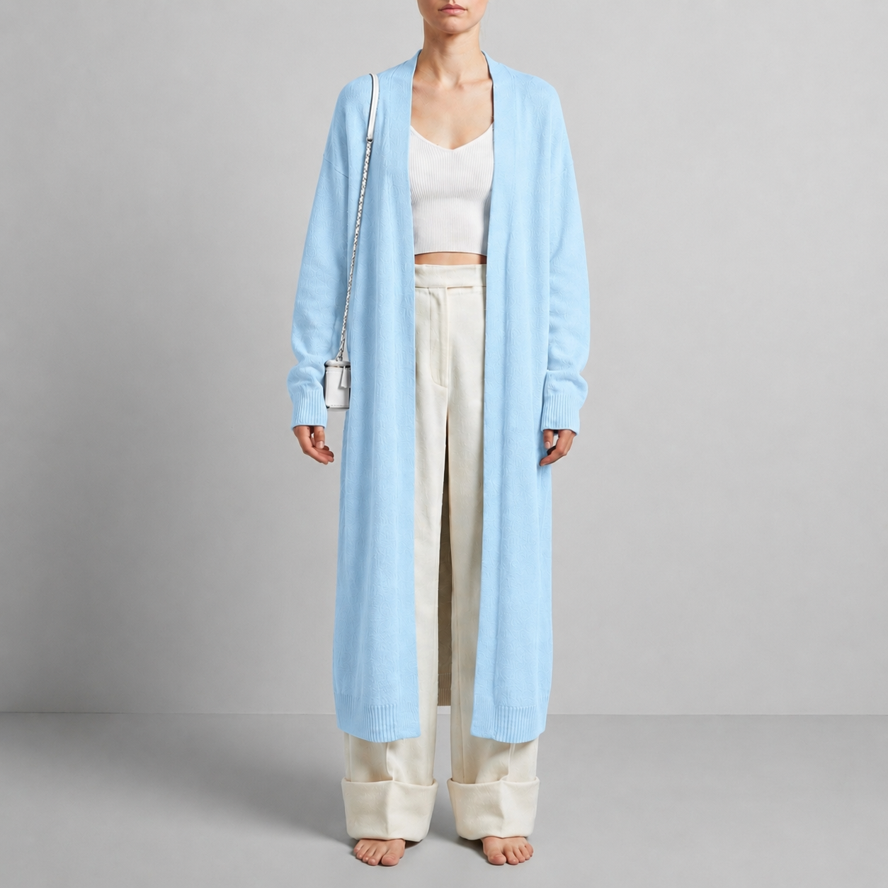 Murcia Fluffy Long Cardigan