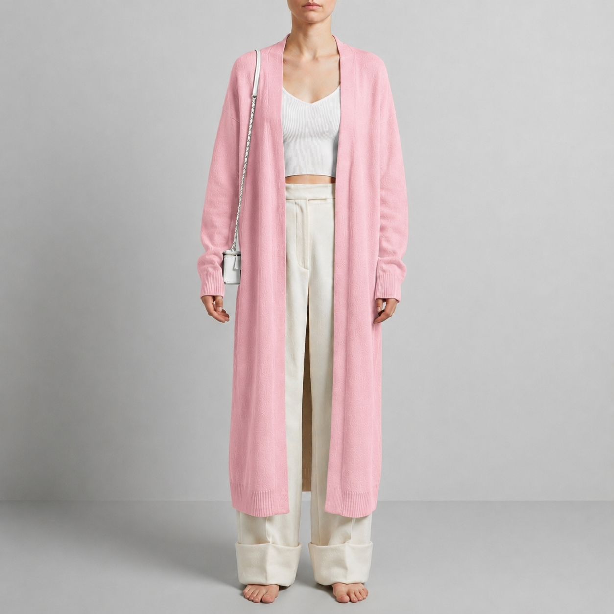 Murcia Fluffy Long Cardigan