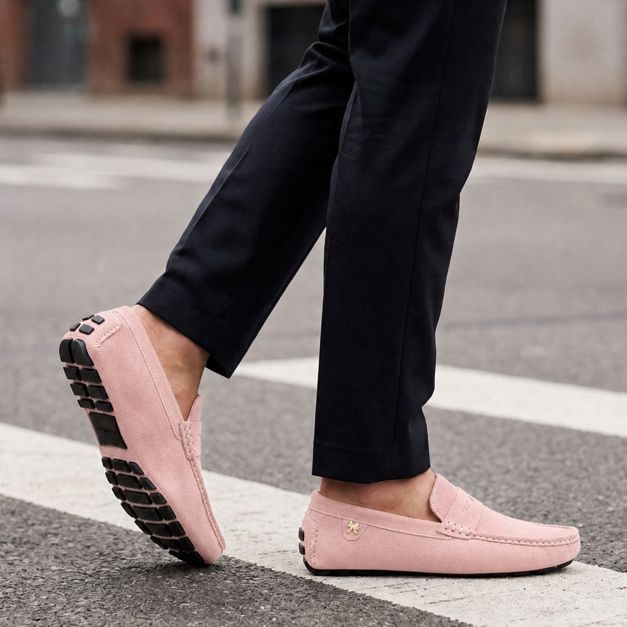 Antibes Suede Penny Loafers