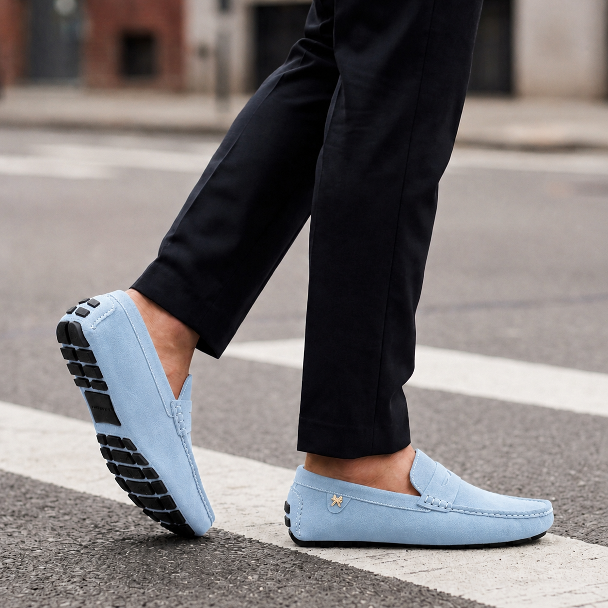 Antibes Suede Penny Loafers